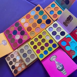 JUVIAS PLACE eyeshadow palette bundle 8 great pigment palettes new & used
